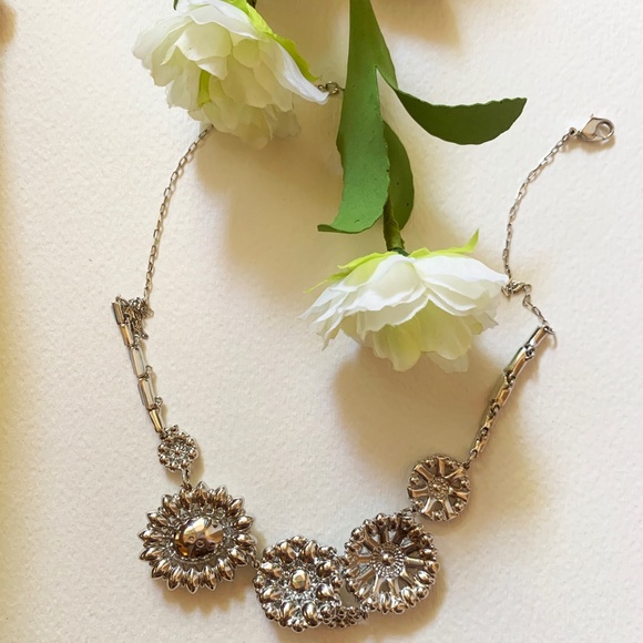 Swarovski Floral Crystal Necklace - Picture 3 of 7